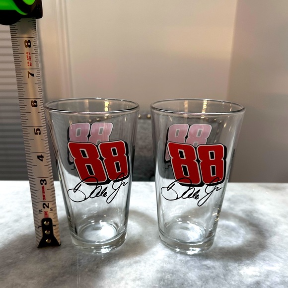 Dale Earnhardt Jr #88 Vintage Pint Glasses - Picture 3 of 5